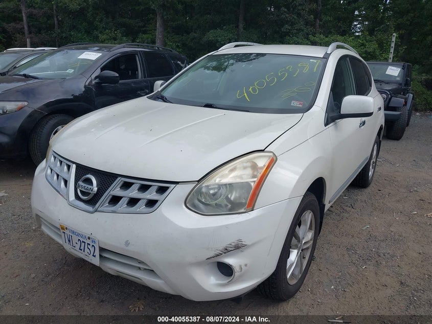 2013 Nissan Rogue Sv VIN: JN8AS5MT7DW517562 Lot: 40055387