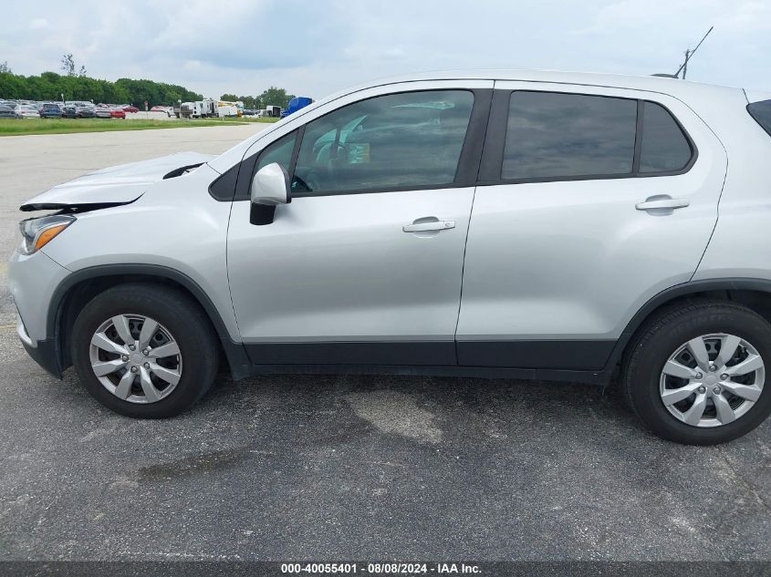 2018 Chevrolet Trax Ls VIN: 3GNCJKSB3JL383691 Lot: 40055401