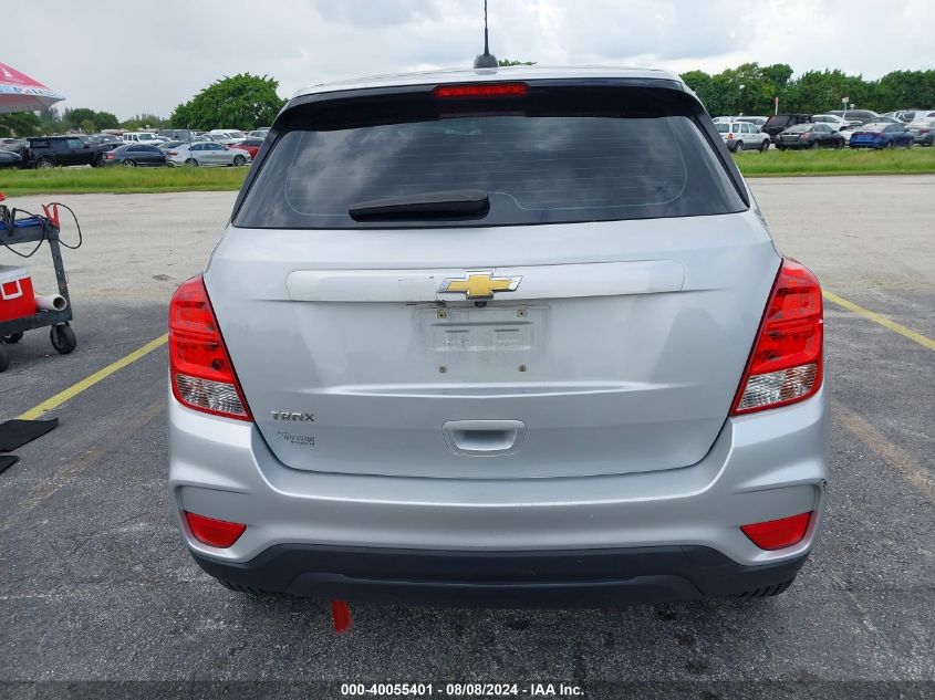 2018 Chevrolet Trax Ls VIN: 3GNCJKSB3JL383691 Lot: 40055401