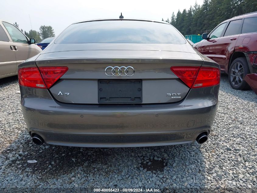 2012 Audi A7 VIN: WAUSGCFC7CN003263 Lot: 40055423