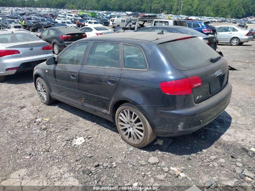 WAUNF78P58A055237 2008 Audi A3 2.0T