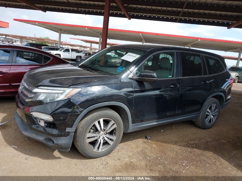 2018 Honda Pilot Ex VIN: 5FNYF5H39JB008047 Lot: 40055445