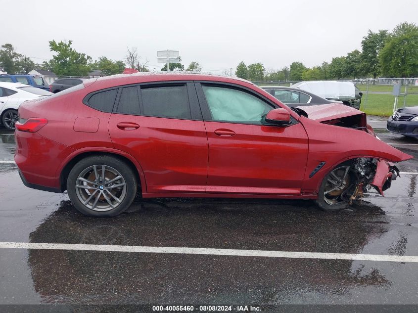 2020 BMW X4 xDrive30I VIN: 5UX2V1C02L9C04165 Lot: 40055460