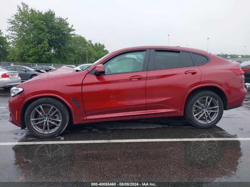 2020 BMW X4 xDrive30I VIN: 5UX2V1C02L9C04165 Lot: 40055460