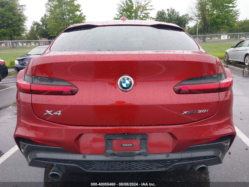 2020 BMW X4 xDrive30I VIN: 5UX2V1C02L9C04165 Lot: 40055460