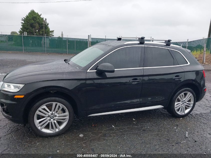 2018 Audi Q5 2.0T Premium/2.0T Tech Premium VIN: WA1BNAFY8J2245478 Lot: 40055487