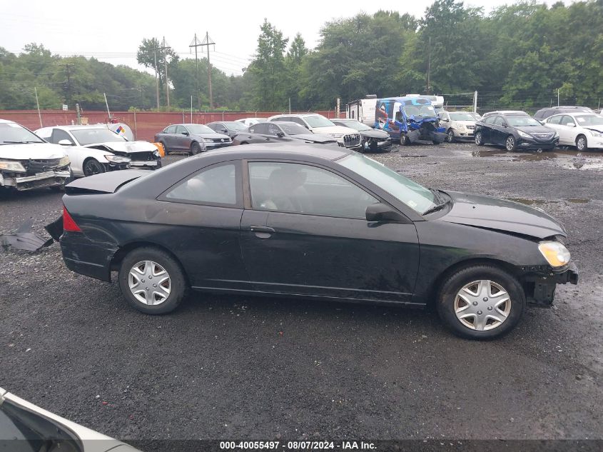 2003 Honda Civic Lx VIN: 1HGEM22593L078103 Lot: 40055497