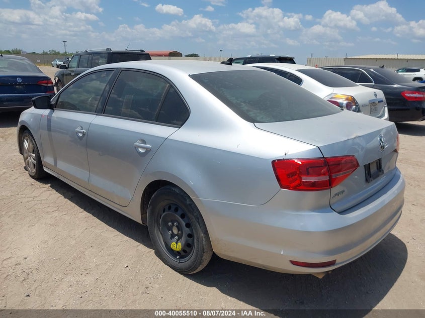 2015 VOLKSWAGEN JETTA S - 3VW2K7AJ4FM269673