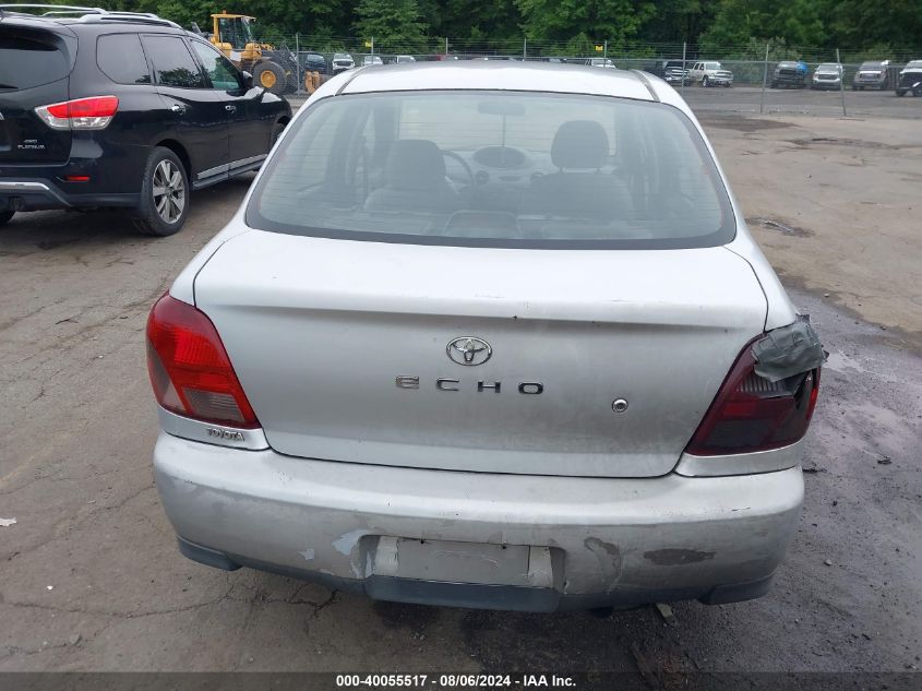 2001 Toyota Echo VIN: JTDBT123910163597 Lot: 40055517