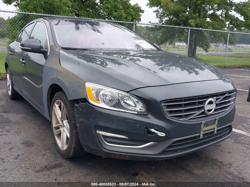 2014 Volvo S60 T5 VIN: YV1612FS3E2275735 Lot: 40055523