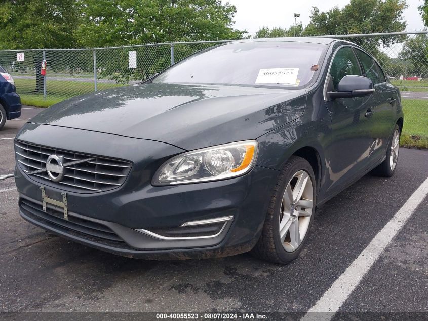 2014 Volvo S60 T5 VIN: YV1612FS3E2275735 Lot: 40055523