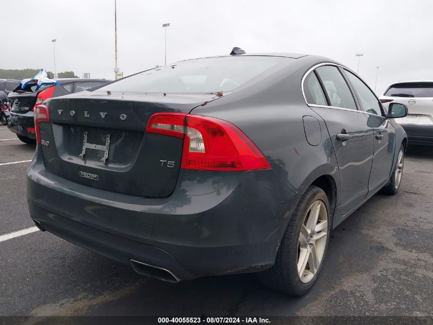 2014 Volvo S60 T5 VIN: YV1612FS3E2275735 Lot: 40055523