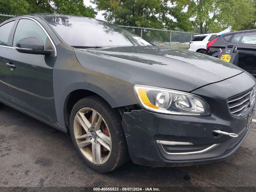 2014 Volvo S60 T5 VIN: YV1612FS3E2275735 Lot: 40055523