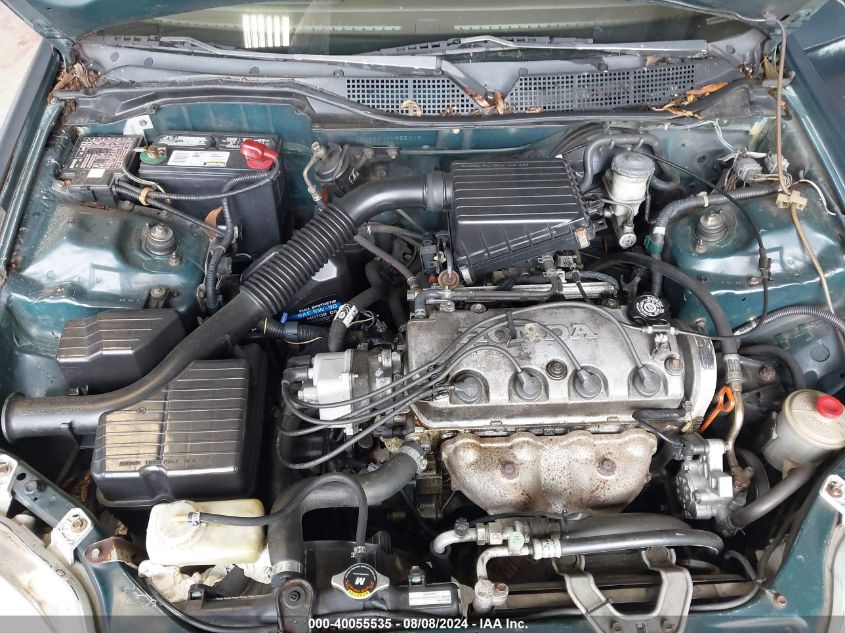 1998 Honda Civic Dx VIN: 2HGEJ6620WH555017 Lot: 40055535