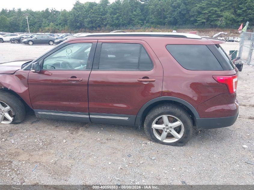 2016 Ford Explorer Xlt VIN: 1FM5K8D89GGC91187 Lot: 40055583