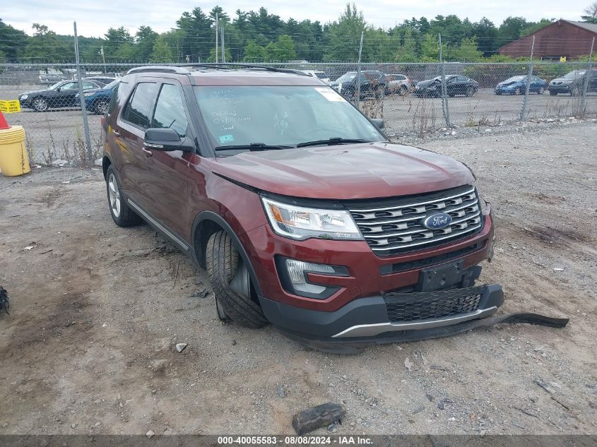 VIN 1FM5K8D89GGC91187 2016 FORD EXPLORER no.1