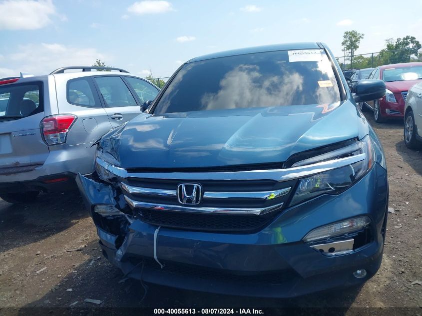 2018 Honda Pilot Ex VIN: 5FNYF6H36JB008657 Lot: 40055613