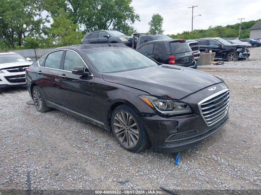 2015 Hyundai Genesis 3.8L VIN: KMHGN4JE1FU019879 Lot: 40055622