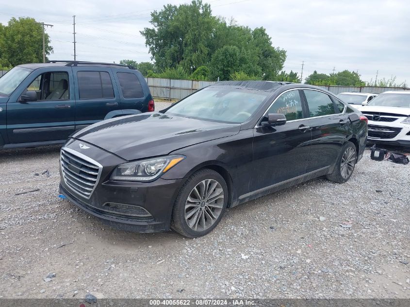 2015 Hyundai Genesis 3.8L VIN: KMHGN4JE1FU019879 Lot: 40055622