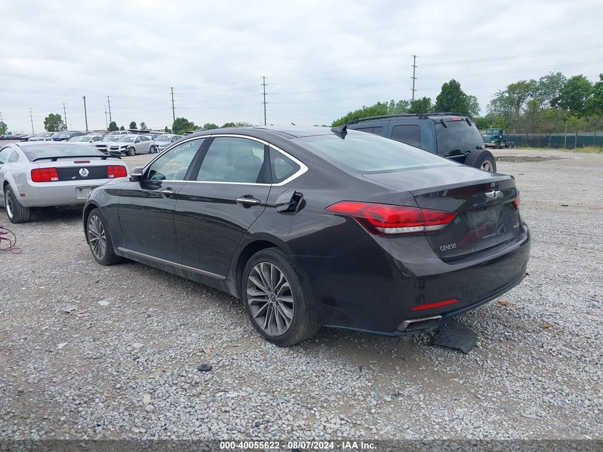 2015 Hyundai Genesis 3.8L VIN: KMHGN4JE1FU019879 Lot: 40055622