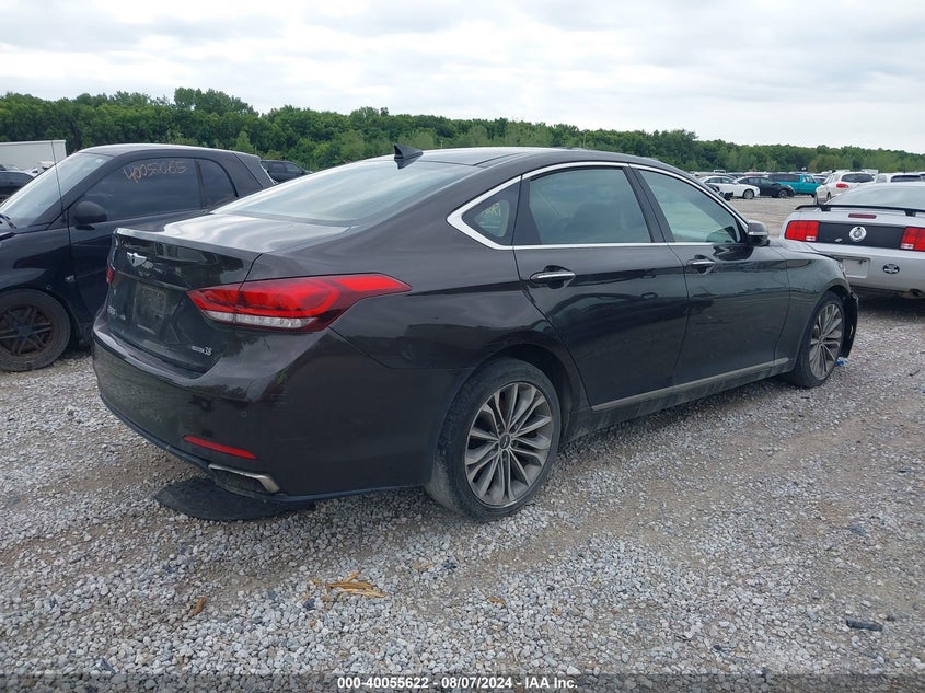 2015 Hyundai Genesis 3.8L VIN: KMHGN4JE1FU019879 Lot: 40055622