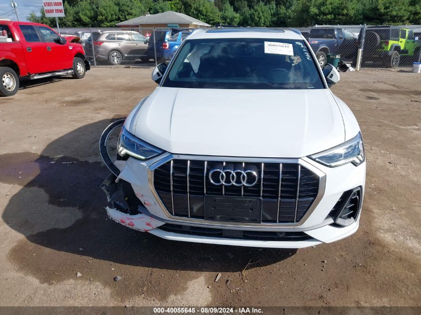 2020 Audi Q3 Premium Plus 45 Tfsi S Line Quattro Tiptronic VIN: WA1EECF39L1029354 Lot: 40055645