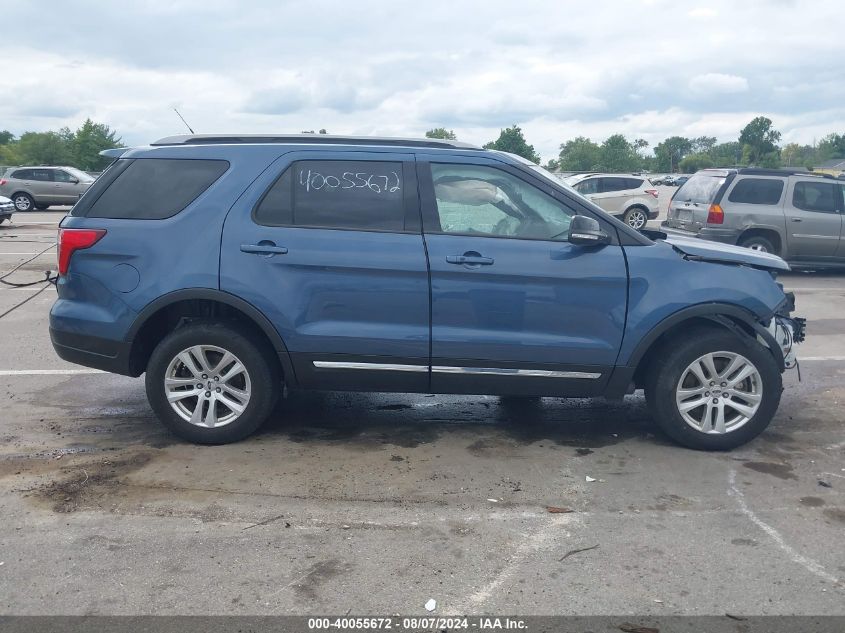 2018 Ford Explorer Xlt VIN: 1FM5K8D82JGC82824 Lot: 40055672