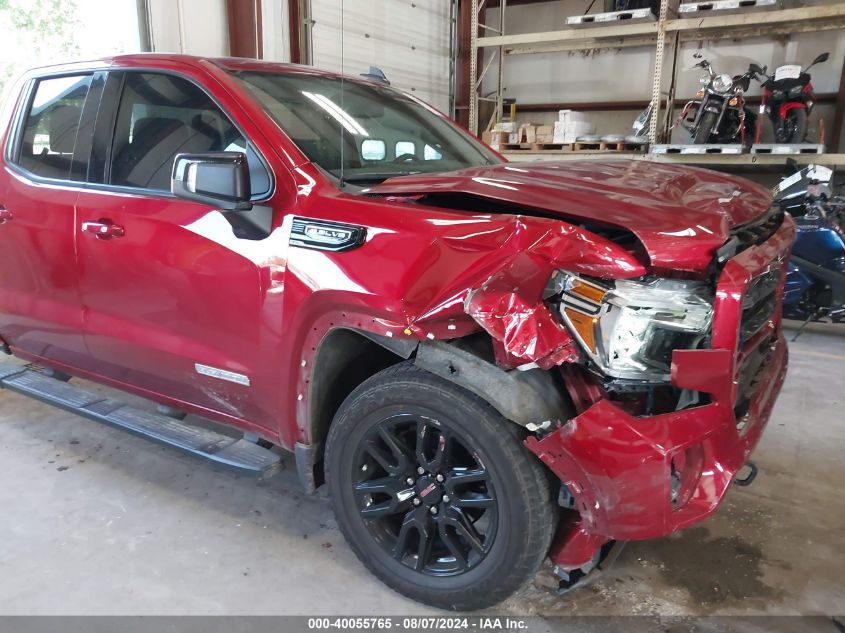 2022 GMC Sierra 1500 Limited 4Wd Double Cab Standard Box Elevation VIN: 1GTR9CED2NZ107113 Lot: 40055765