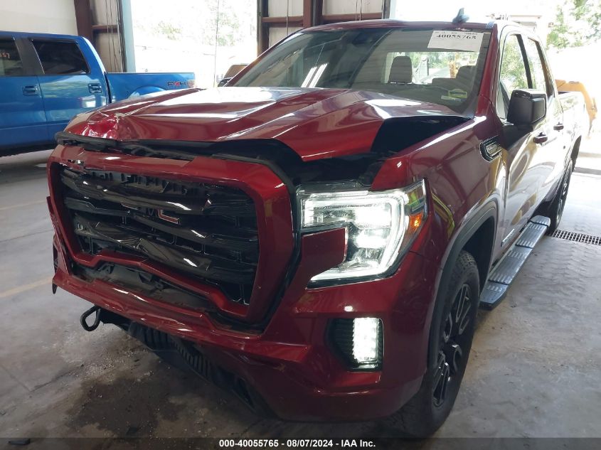 2022 GMC Sierra 1500 Limited 4Wd Double Cab Standard Box Elevation VIN: 1GTR9CED2NZ107113 Lot: 40055765