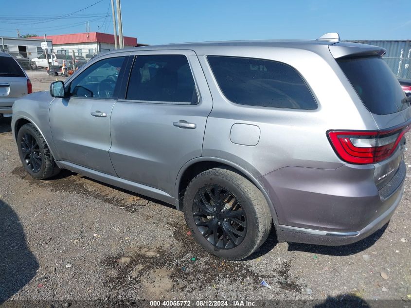 2016 Dodge Durango Sxt VIN: 1C4RDHAG3GC392793 Lot: 40055772