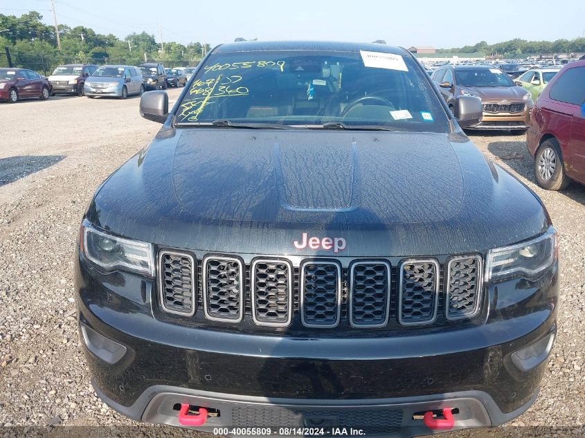 2019 Jeep Grand Cherokee Trailhawk 4X4 VIN: 1C4RJFLG5KC557956 Lot: 40055809