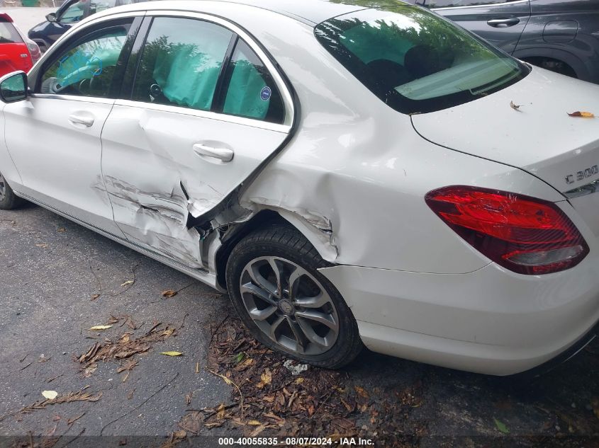 2016 Mercedes-Benz C 300 4Matic VIN: 55SWF4KBXGU142784 Lot: 40055835