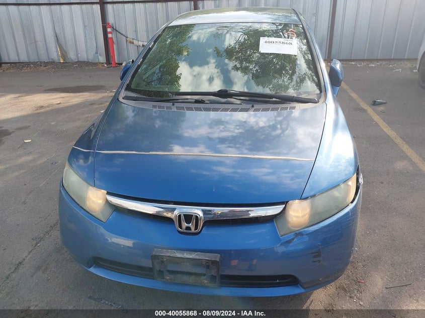 2008 Honda Civic Lx VIN: 1HGFA16528L086276 Lot: 40055868