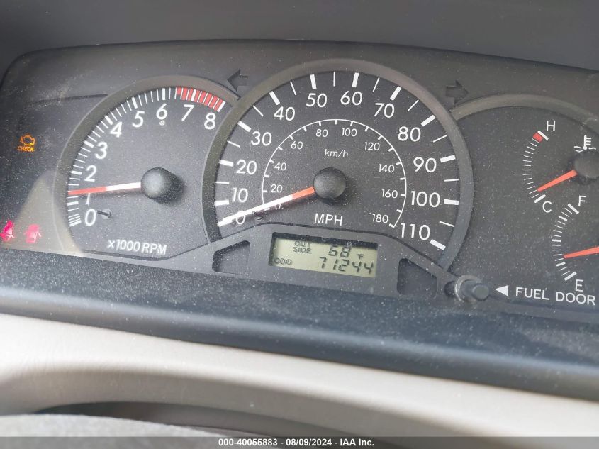 2003 Toyota Corolla Ce VIN: JTDBR32E530050406 Lot: 40055883