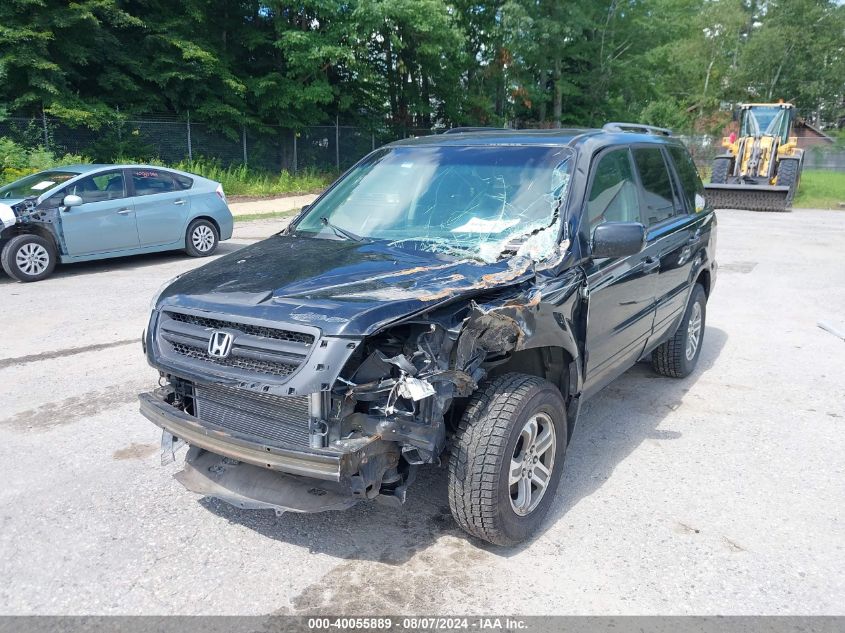 2005 Honda Pilot Exl VIN: 5FNYF18515B050180 Lot: 40055889