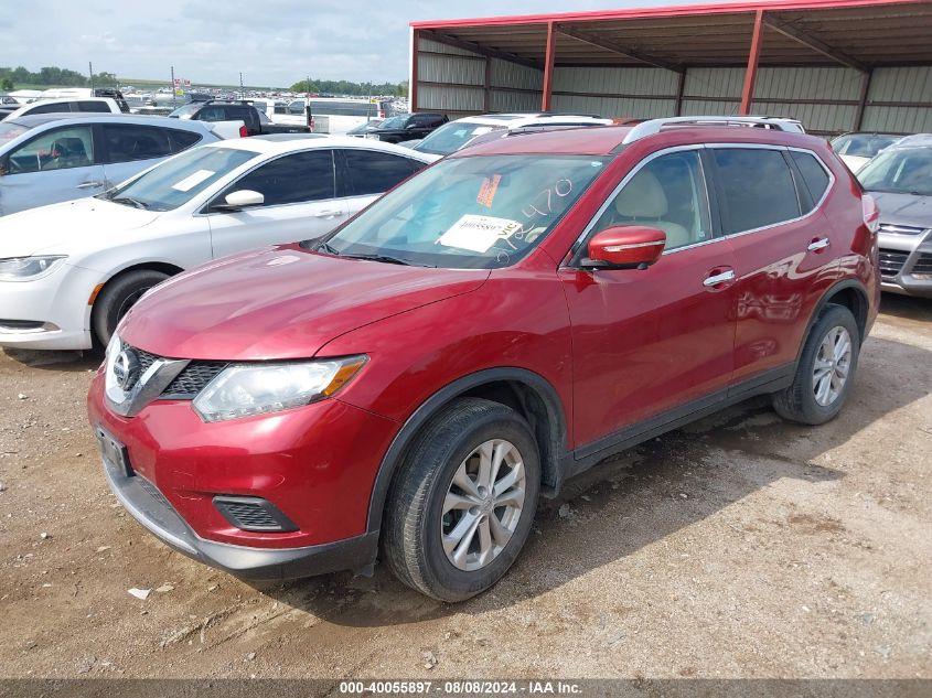 KNMAT2MV3FP580910 2015 NISSAN ROGUE - Image 2