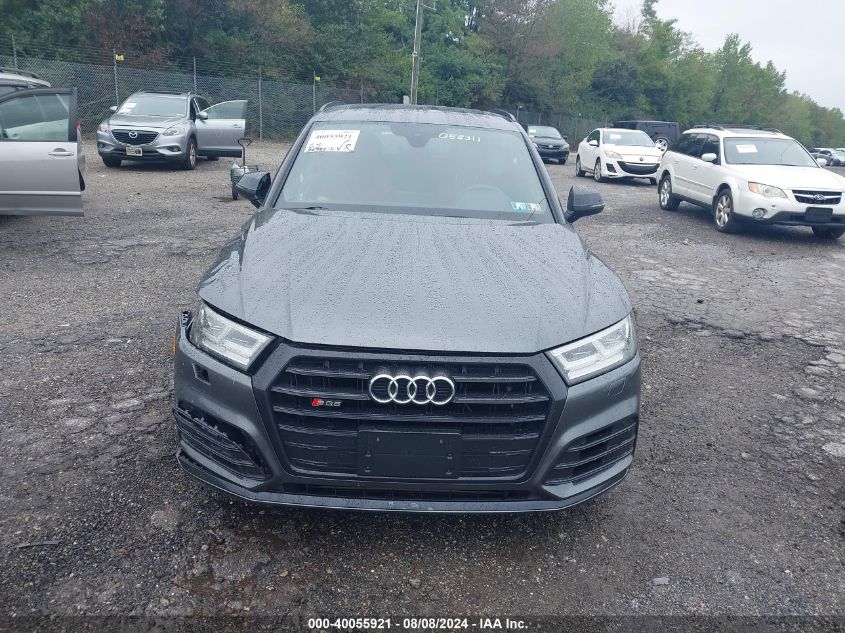 2019 Audi Sq5 Premium Plus VIN: WA1B4AFY6K2058311 Lot: 40055921