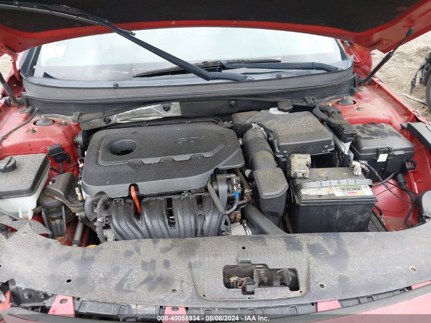 2017 Hyundai Sonata Se VIN: 5NPE24AF9HH477423 Lot: 40055934