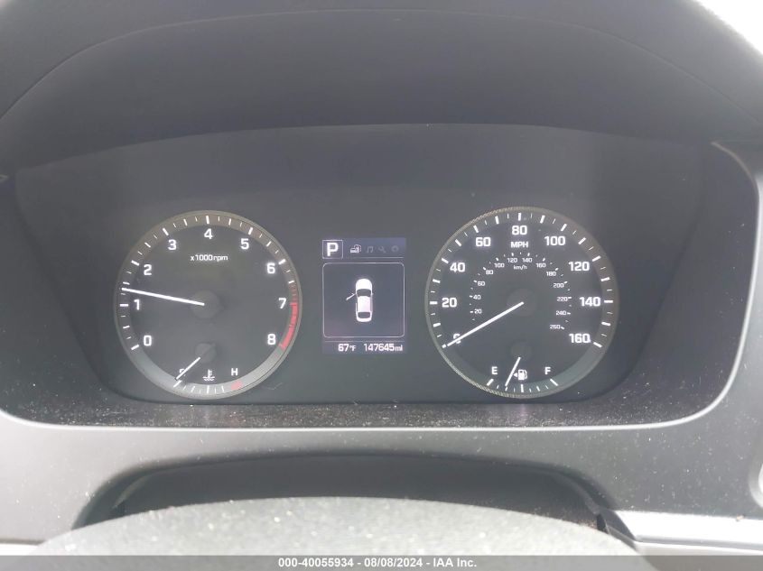 2017 Hyundai Sonata Se VIN: 5NPE24AF9HH477423 Lot: 40055934
