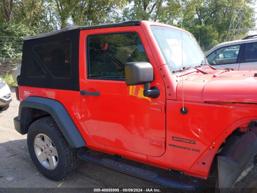 2013 Jeep Wrangler Sport VIN: 1C4AJWAG4DL602579 Lot: 40055998