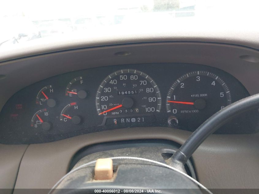 1997 Ford F150 VIN: HFTDX18W5VCA04900 Lot: 40056012