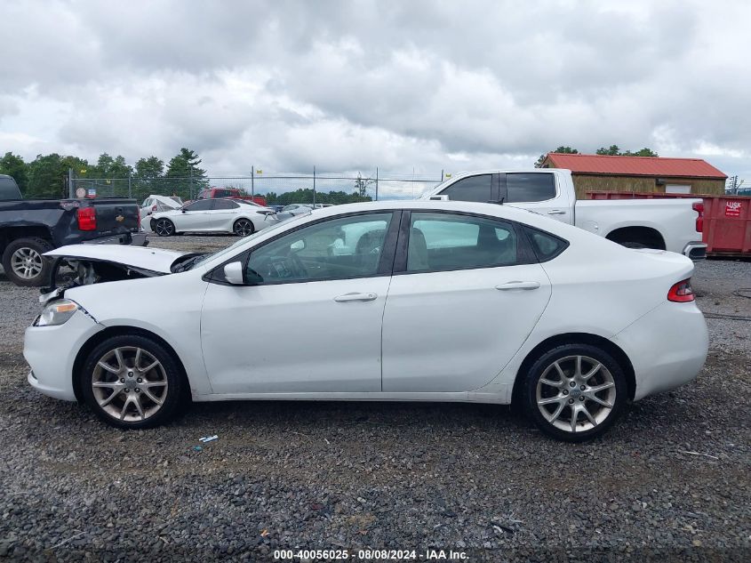 2013 Dodge Dart Sxt VIN: 1C3CDFBA8DD157935 Lot: 40056025