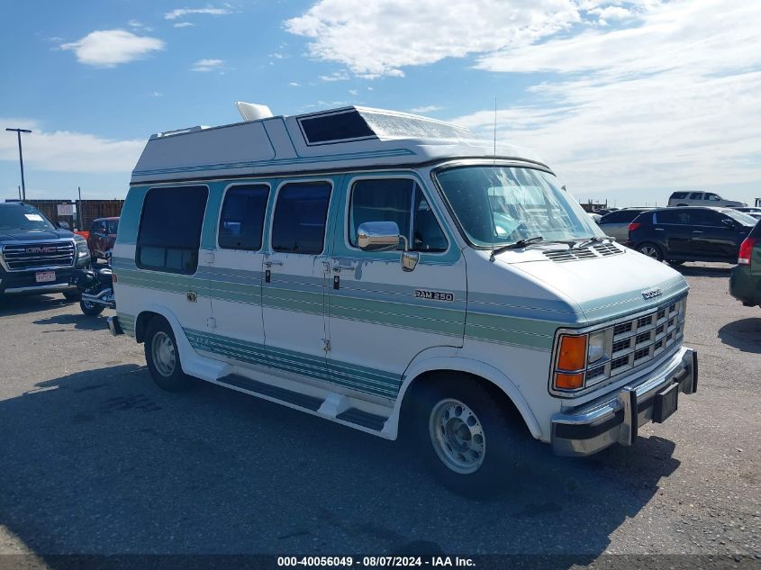 1991 Dodge Ram Van B250 VIN: 2B6HB21Y6MK439127 Lot: 40056049