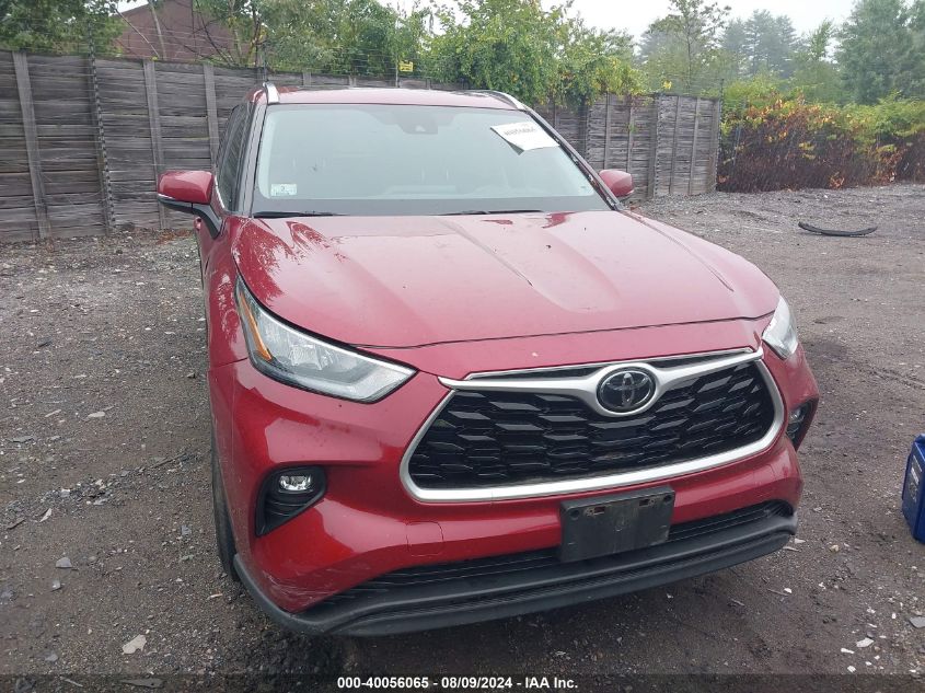2020 Toyota Highlander Xle VIN: 5TDGZRBH7LS017861 Lot: 40056065
