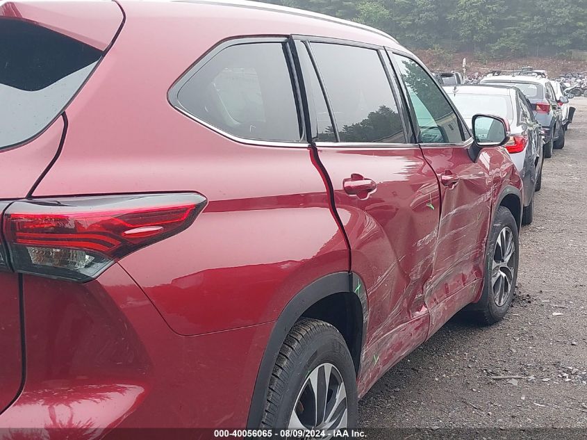 2020 Toyota Highlander Xle VIN: 5TDGZRBH7LS017861 Lot: 40056065