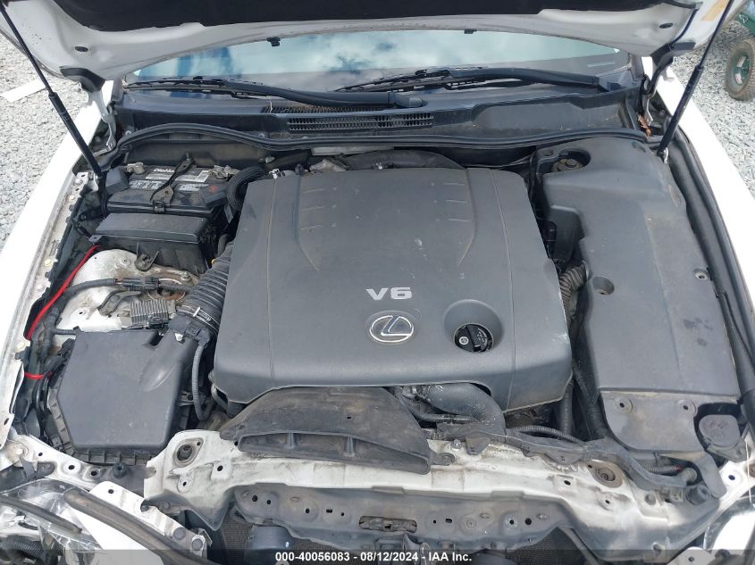 2008 Lexus Is 250 VIN: JTHBK262185081241 Lot: 40056083
