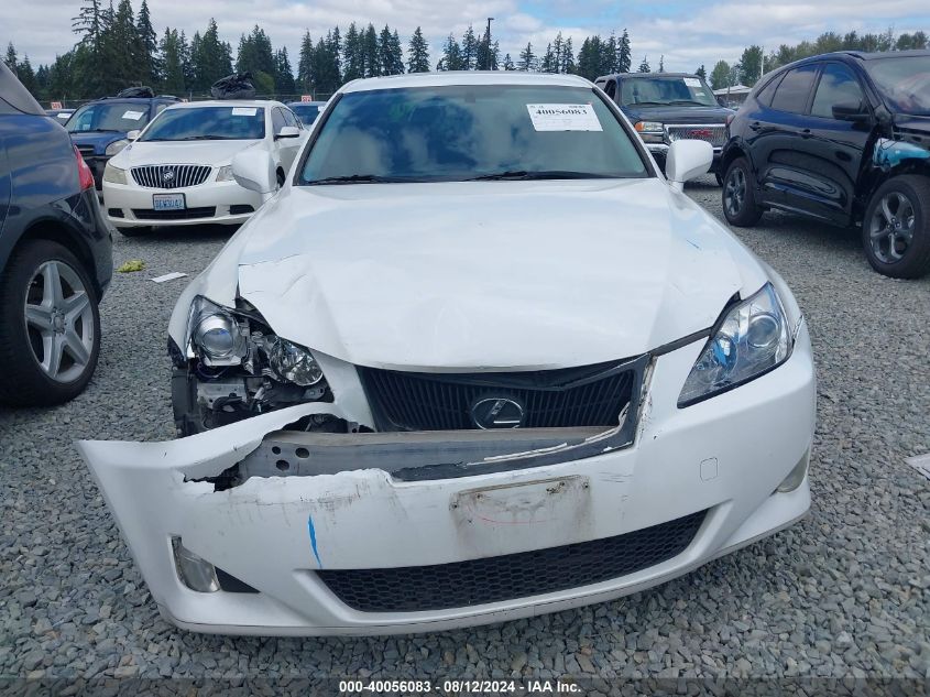 2008 Lexus Is 250 VIN: JTHBK262185081241 Lot: 40056083