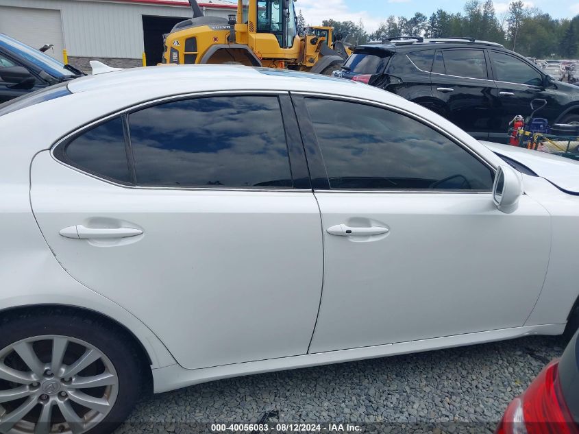 2008 Lexus Is 250 VIN: JTHBK262185081241 Lot: 40056083