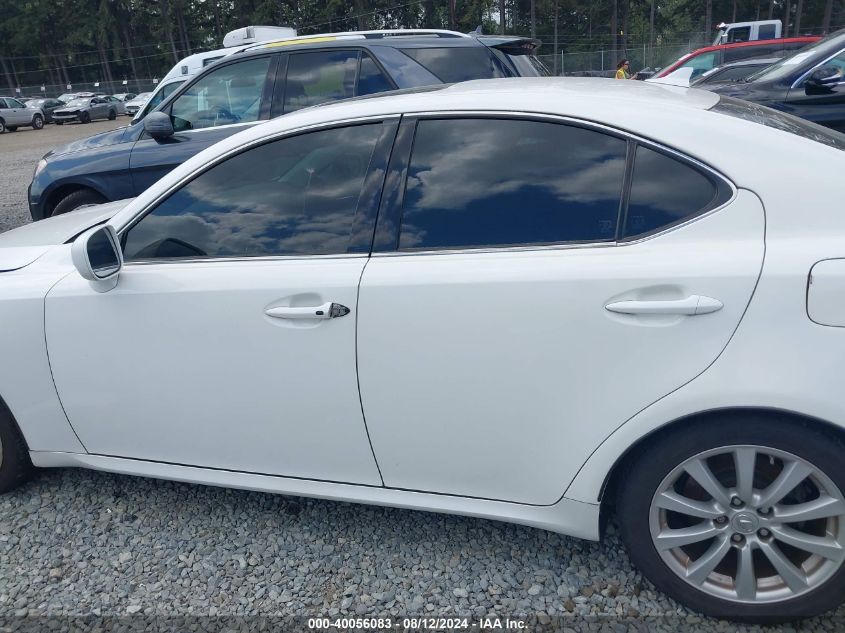 2008 Lexus Is 250 VIN: JTHBK262185081241 Lot: 40056083