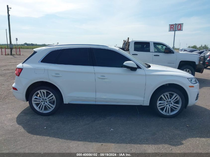 2018 Audi Q5 2.0T Premium VIN: WA1BNAFY7J2222113 Lot: 40056102